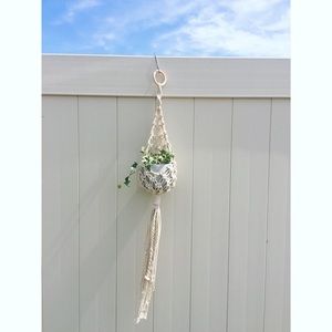 Beautiful Boho Basket Plant Hanger